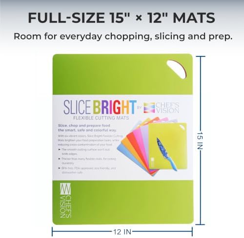 Chef’s Vision Flexible Plastic Cutting Mats, 1.2mm Thick - Image 6