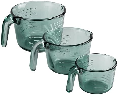 COOK WITH COLOR Glass Measuring Cups by CookwithColor