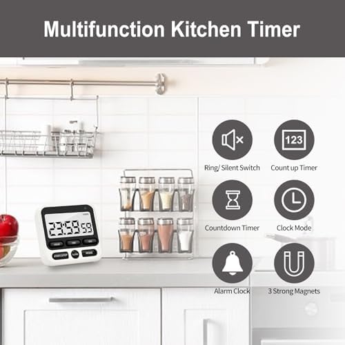 2Pack Digital Kitchen Timer 24 Hour - Image 3