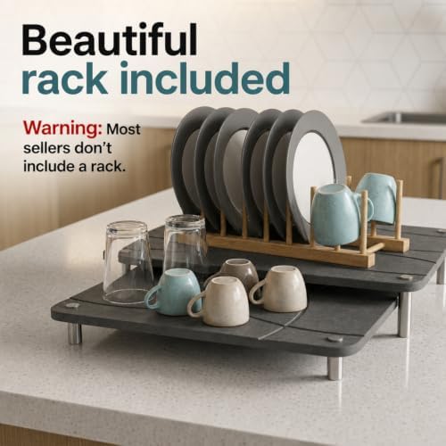 Nested Dish Drying Stone Mat - Image 2