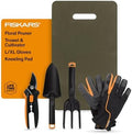 Fiskars 5-Piece Pruner, Cultivator, Gloves & Kneeling Pad Set by Unknown