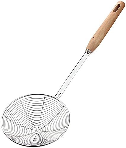 IQCWOOD Spider Strainer with Wood Handle by IQCWOOD