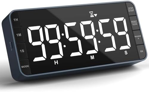 Large 7.8" Digital Timer with LED Display, Magnetic by MeesMeek