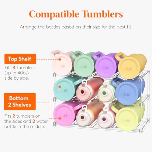Lifewit Stackable Water Bottle Organizer - Image 4