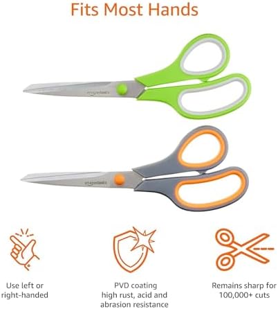Amazon Basics Multipurpose Stainless Steel Scissors - Image 4