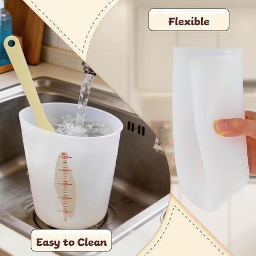Food-Grade Silicone Measuring Cups - Image 4