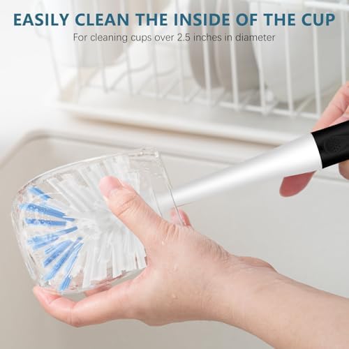 SetSail 3 Pack Dish Brush Set, Long Handle Kitchen Scrub Brush - Image 6