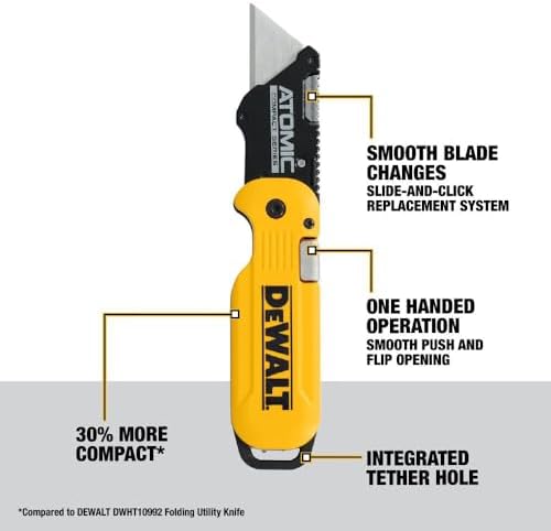 DEWALT Atomic Folding Utility Knife DWHT10990 - Image 2