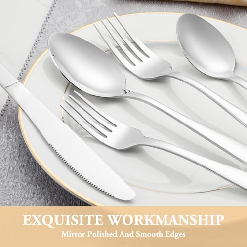 30 Piece Silverware Set Service - Image 4