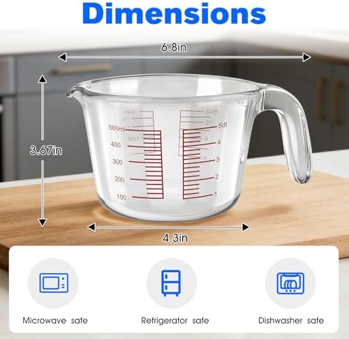 2-Cup Liquid Glass Measuring Cups 16 OZ - Image 6