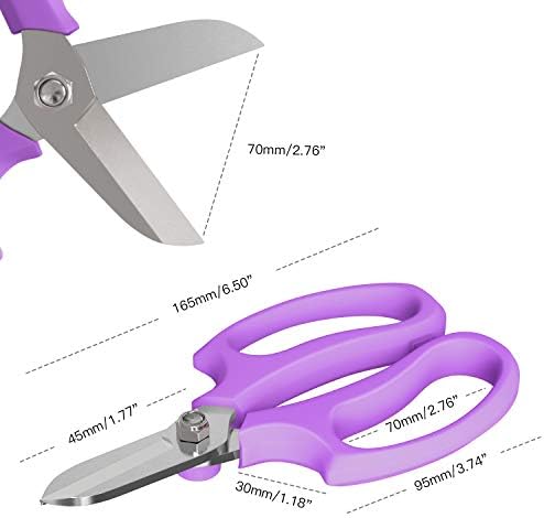 Housolution Flower Scissors, Premium Steel Garden Pruning Shears - Image 6
