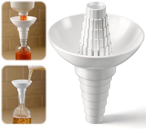 1 Bottle Funnel Connector, Liquid Transfer Adapter, Emptying Kit by Gulfmew