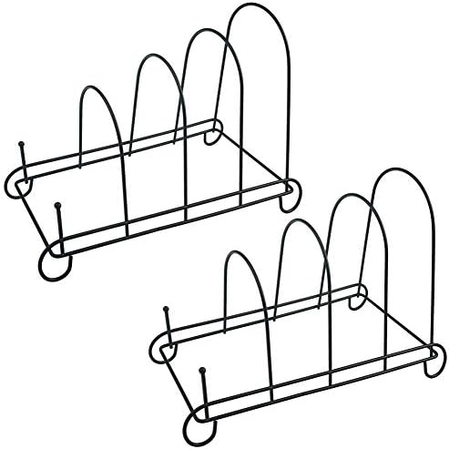 Artliving 4-Tier Metal Scrollwork Dish Rack Plate Rack Display Stand Holder by Artliving