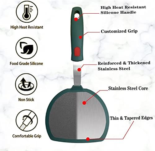 Tenta Kitchen Silicone Pancake Spatula Turner - Image 4