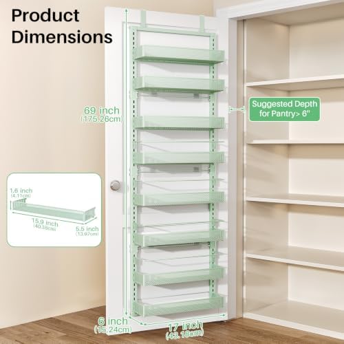 SNTD 8 Tiers Over the Door Organizer - Image 2