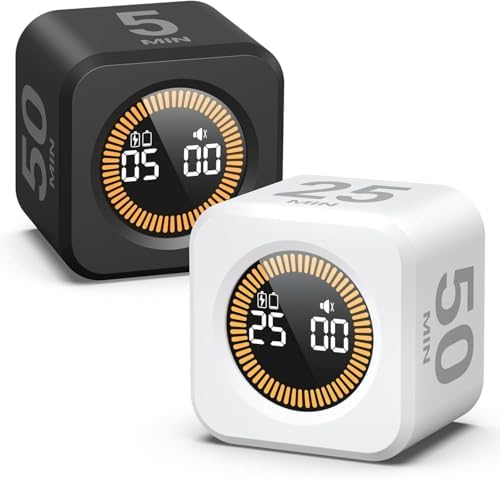 KADAMS Pomodoro Cube Timer Productivity Visual Timer by KADAMS