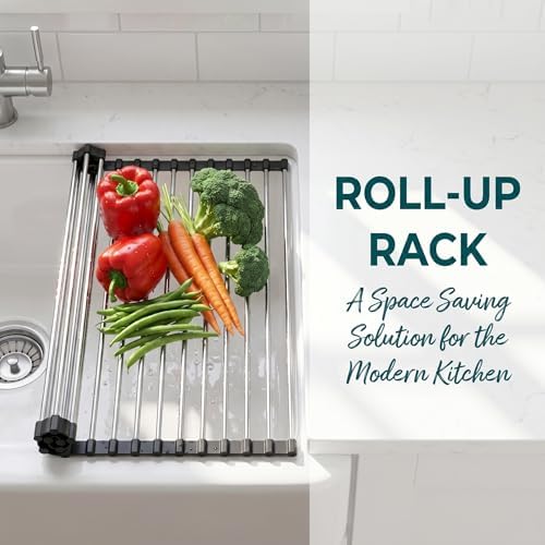 Roll Up Dish Drying Rack for Over Sink - Image 3