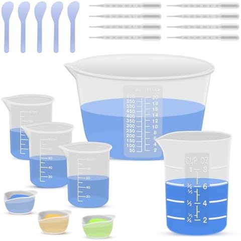 Silicone Resin Mixing Measuring Cups by SwigranceQualityCreativity