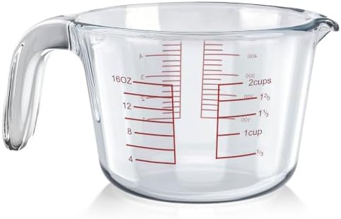 2-Cup Liquid Glass Measuring Cups 16 OZ by Unknown