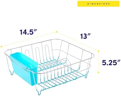 Dish Drying Rack & Cutlery Holder 2 Piece Set - Image 4
