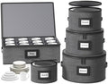 Aokeyee 5-Piece China Storage Containers Set, Hard Shell Moving Boxes by Aokeyee
