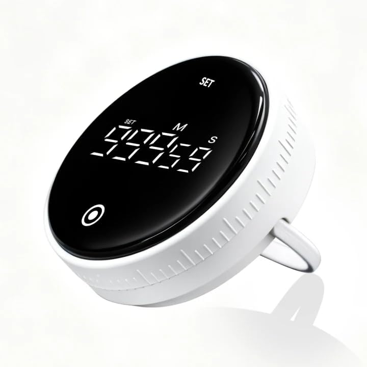 Digital Kitchen Timer, Magnetic Visual Countdown Countup Timer by FWinner