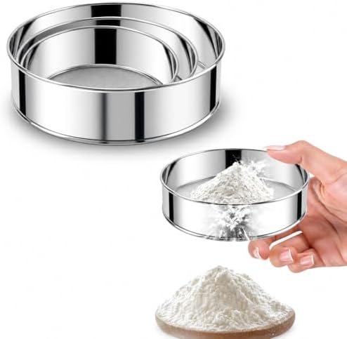 3-Piece Fine Mesh Sieve Set by Gurlideo