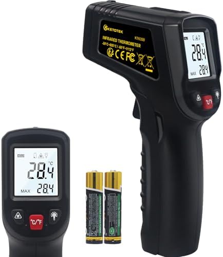 KETOTEK Infrared Thermometer Non Contact IR Digital Laser Temperature Gun by KETOTEK