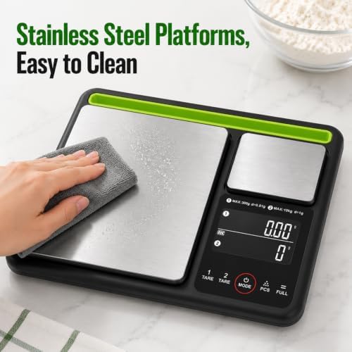 0.001oz/22lb Professional Dual Platform Food Scale Baking Scale - Image 6