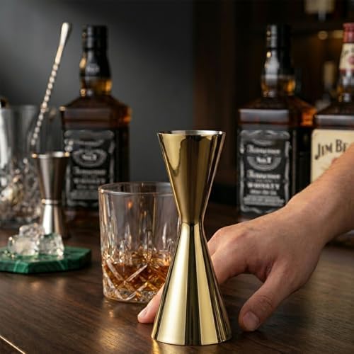 Japanese Cocktail Jigger, 1oz & 2oz Stainless Steel - Image 6