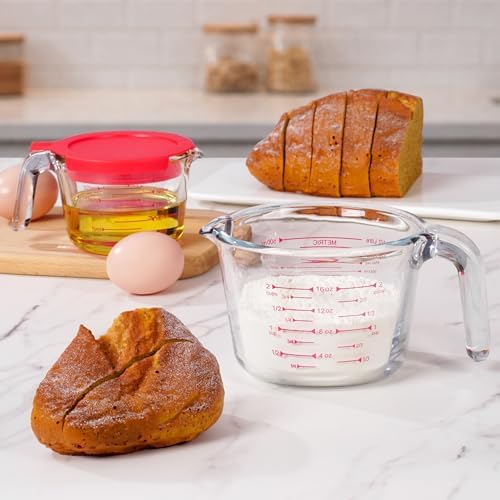 2 Pack Borosilicate Glass Measuring Cups - Image 2