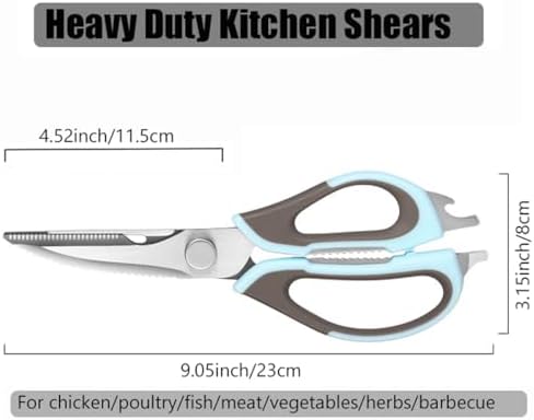 2 Pcs Heavy Duty Kitchen Shears - Image 2