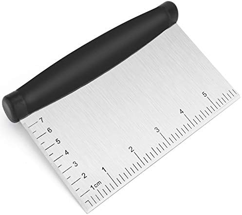 Bench Scraper, Stainless Steel Dough Cutter, Kitchen Tool by UUBAAR