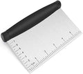 Bench Scraper, Stainless Steel Dough Cutter, Kitchen Tool by UUBAAR