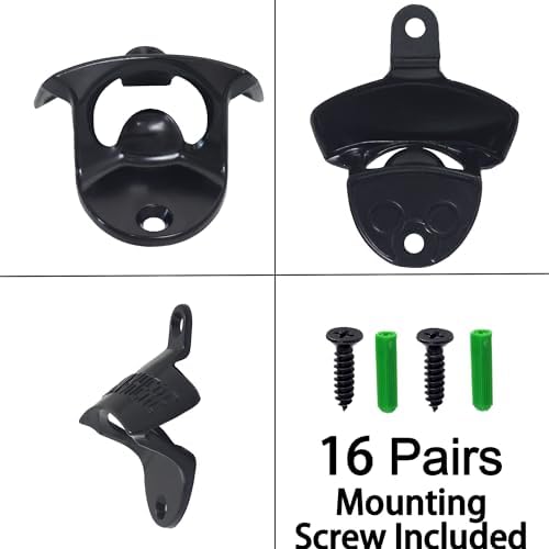 16 PCS Bulk Beer Bottle Opener Wall Mounted Stainless - Image 4