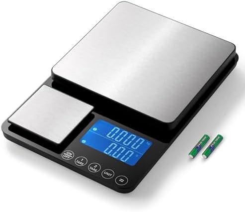 Dual Platform Kitchen Scale, Digital Food Scale by Ionsno-foryourbetterlife