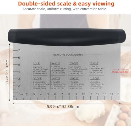 Plastic Bread Scraper Dough Cutter - Image 2