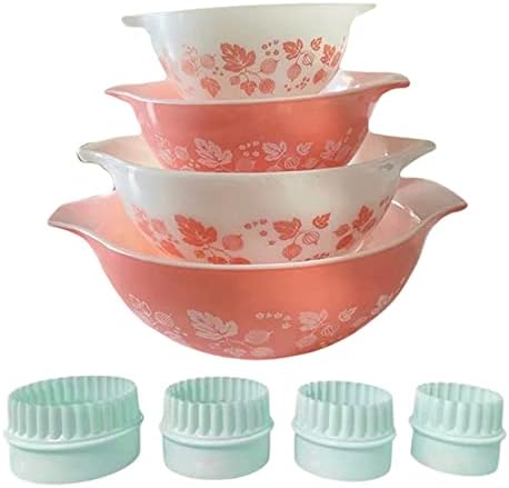 4pcs Display Stands for Pyrex Mixed Cinderella Bowls, Stacker Stacking Rings by Unknown