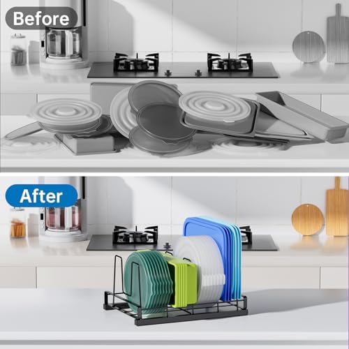 Small Food Container Lid Organizer - Image 5