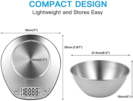 BAGAIL Digital Kitchen Food Scale - Image 2