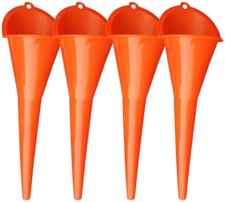 JOYCOURT 4PCS Long Neck Oil Funnels by JOYCOURT