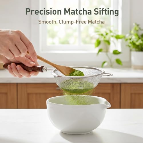 Mesh Strainer with Handle Small Fine Sifter - Image 4
