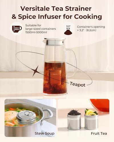 Reinmoson 2 Pack Extra Large Tea Infuser - Image 3