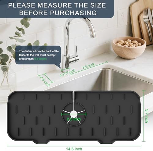 Gosmol Kitchen Faucet Sink Splash Guard - Image 2