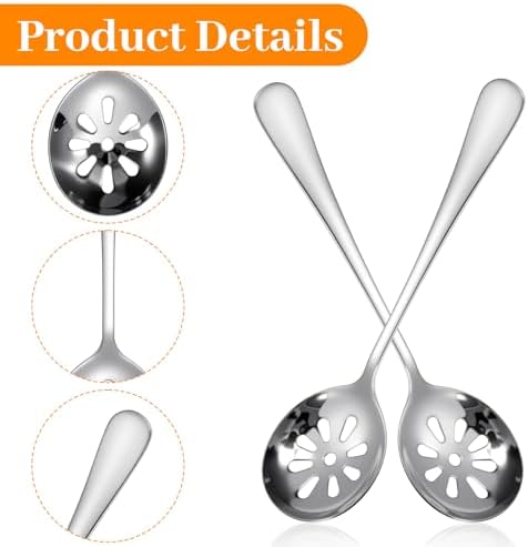 3Pcs 7.8 Inch Slotted Spoon, Serving Spoons - Image 6