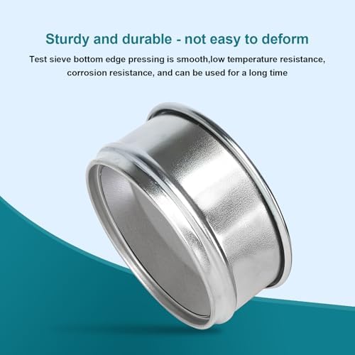 4" 304 Stainless Steel Lab Sieve, 60 Mesh Screen Sifter - Image 5