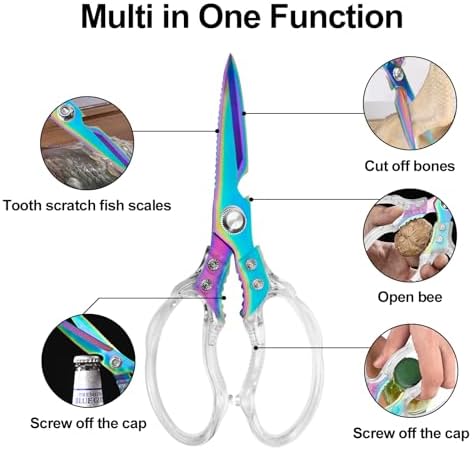 CGBE Kitchen Scissors, Heavy Duty Food Scissors - Image 2