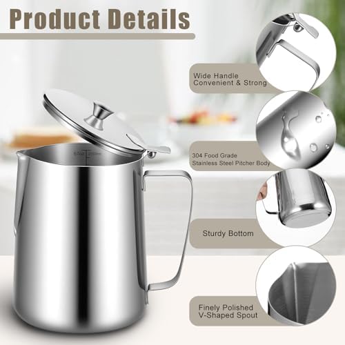67 oz 304 Stainless Steel Pitcher - Image 3