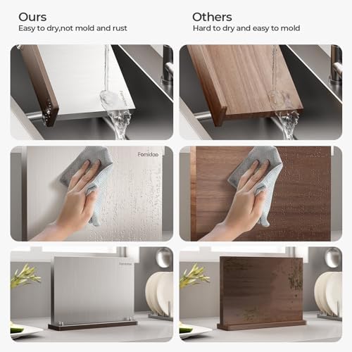 Magnetic Knife Block, Stainless Steel Magnetic Knife Holder Rack - Image 4