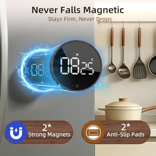 Digital Magnetic Kitchen Timer & Stopwatch - Image 4